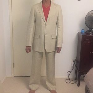 H&M linen suit - sz 40 jacket, sz 32 pant